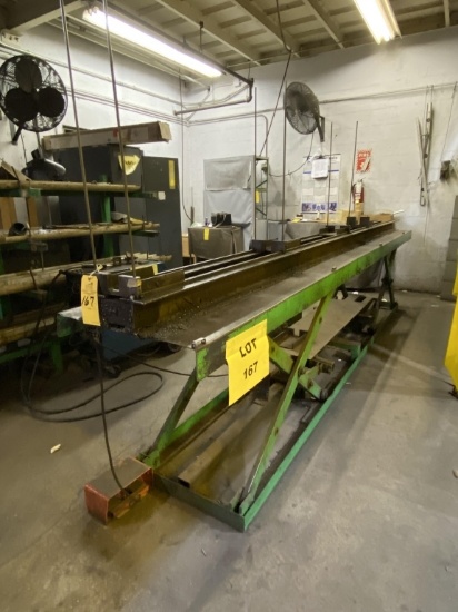 MOTORIZED ADJUSTABLE HEIGHT WELDING TABLE