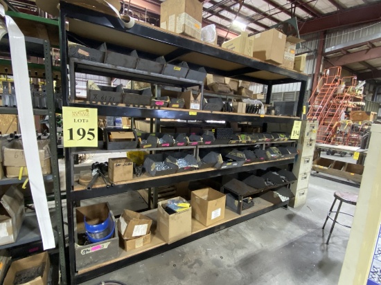 STEEL SHELVING UNIT (10'W X 2'D X 85"H)