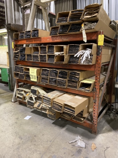 SECTION OF PALLET RACKING 6'H X 8'W