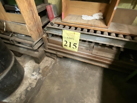 LOT CONSISTING OF (2) ROLLER CONVEYORS