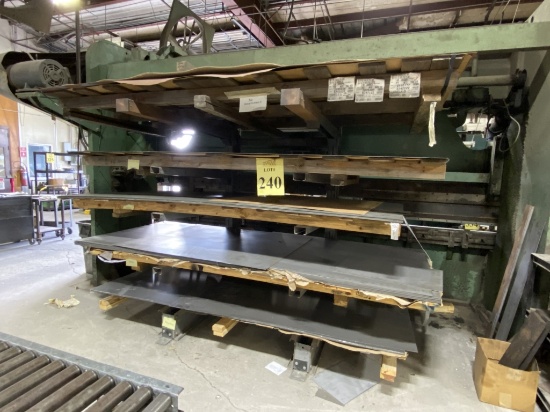 LOT CONSISTING OF ASSORTED GAUGE STEEL