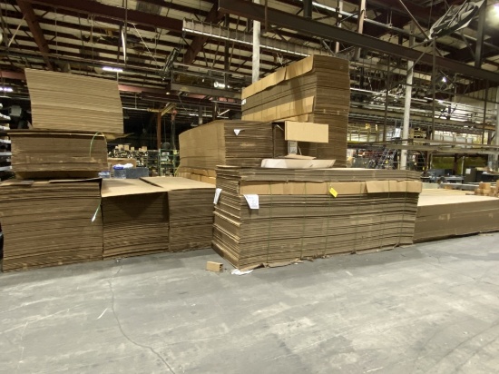 LOT CONSISTING OF CARDBOARD PACKAGING MATERIAL
