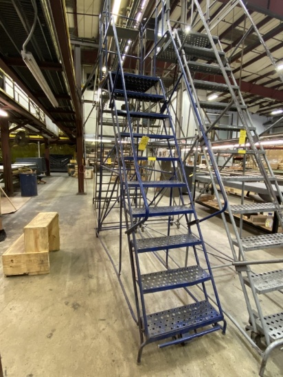 ROLLING STAIRS 10' (BLUE)