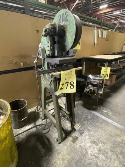 ALVA FALLEN PUNCH PRESS, MODEL #BT5