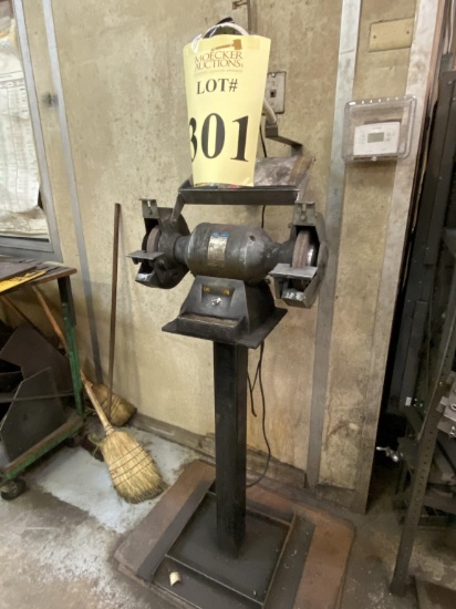 ROCKWELL DUAL BENCH GRINDER WITH PEDESTAL