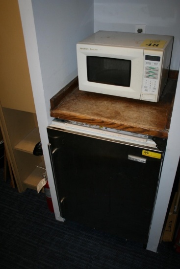 SHARP MICROWAVE OVEN AND SUB ZERO REFRIGERATOR