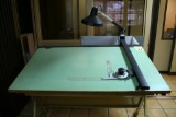 VEMCOLITE MODEL VL-4 DRAFTING TABLE WITH CHAIR