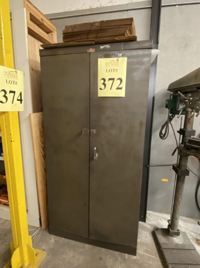 2-DOOR METAL STORAGE CABINET WITH