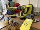 RYOBI 18 VOLT CORDLESS WITH CHARGER,