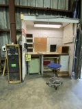 LOT CONSISTING OF WOODEN TABLES, CRATES,