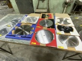 ASSORTED NEW SAW BLADES IN VARIOUS SIZES