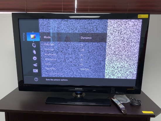 SAMSUNG 50" PLASMA TV, MODEL PN50A550S1FXZA