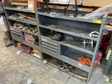 METAL STORAGE UNITS WITH CONTENTS OF