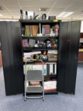 METAL STORAGE CABINET INCLUDING CONTENTS OF