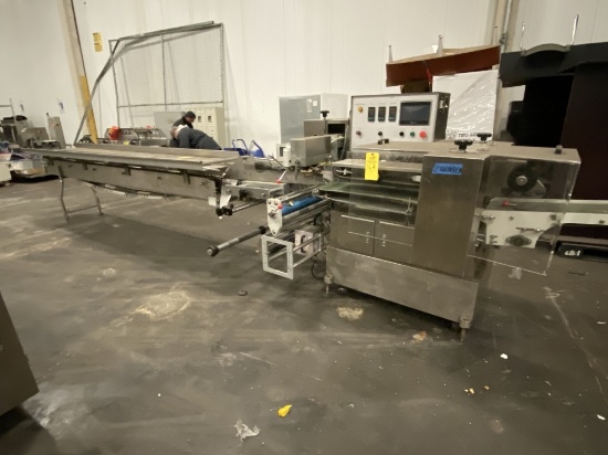 AUTOMATIC FLOW WRAPPING MACHINE (21 FEET LONG)