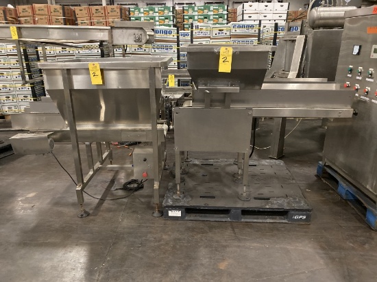 LOT CONSISTING OF: (3) MOTORIZED CONVEYORS