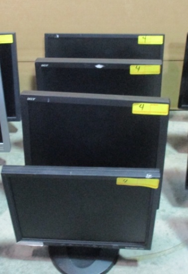 ASSORTED ACER AND THINKMASTER MONITORS