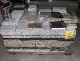 PALLETS OF NATURAL STONE SAMPLES