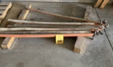 LOT OF RUBBER BACK SUPPORTS FOR MATERIAL RACKS