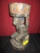 HAND CARVED WOOD AFRICAN MAN STATUE