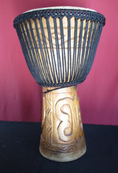 HAND MADE AFRICAN DJEMBE DRUM