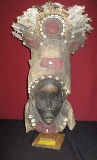 HAND MADE AFRICAN CEREMONIAL MASK