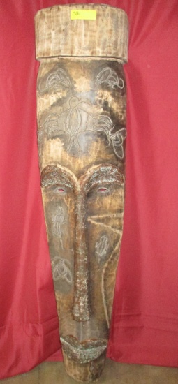 HAND CARVED AFRICAN MASK