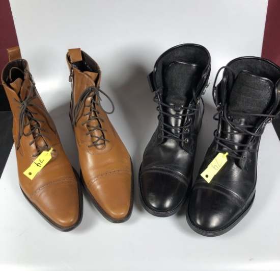 LOT CONSISTING OF (2) PAIRS OF DESIGNER BOOTS