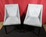 LOT CONSISTING OF (2) PLUSH MICROFIBER CHAIRS