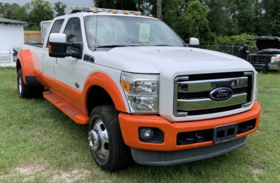2012 FORD F-350 KING RANCH SD CREW CAB 4WD PICKUP TRUCK