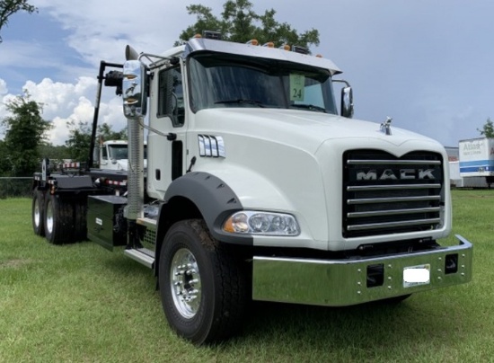 2020 MACK GRANITE 64BR ROLL-OFF GARBAGE TRUCK WITH