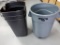 LARGE PLASTIC TRASH CANS