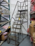ROLLING METAL WAREHOUSE STAIRS 9'