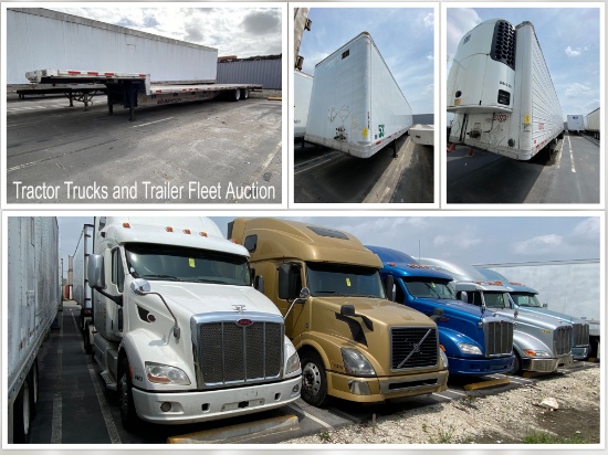 Tractor Trucks and Trailer Fleet Auction