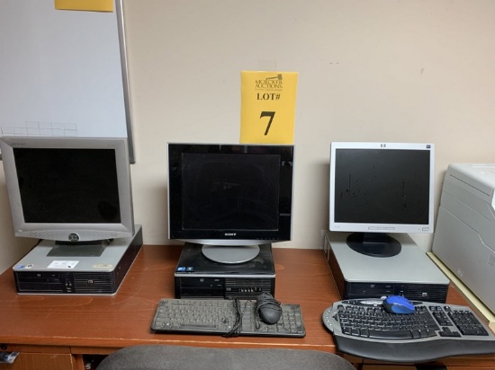 HP COMPAQ COMPUTER SYSTEMS WITH MONITOR