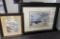 LOT CONSISTING OF: (4) FRAMED ART PIECES: