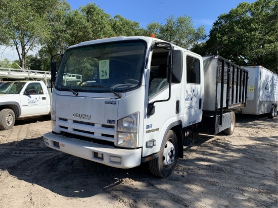 2014 ISUZU NPR HD CREW CAB TRUCK