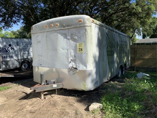 1999 HAULMARK 20' DUAL AXLE ENCLOSED UTILITY