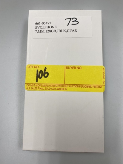NEW IPHONE 7, MM, 128GB, JET BLACK, CI/AR, SVC