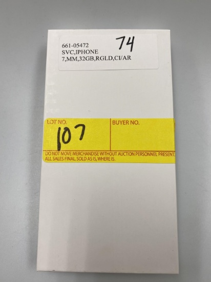 NEW IPHONE 7, MM, 32GB, ROSE GOLD, CI/AR, SVC