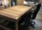 LOT ASSORTED WOOD SHIPPING TABLES