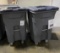 TOTER LARGE GARBAGE BINS ON CASTERS