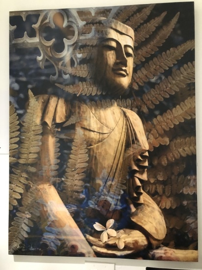 ART PIECE BY CHRIS BEIKMANN: DEPICTION OF BUDDHA