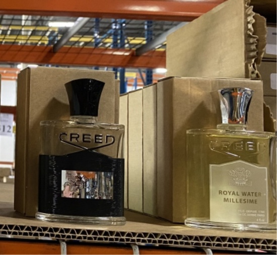 LOT ASSORTED CREED DUMMY PERFUME/COLOGNE BOTTLES