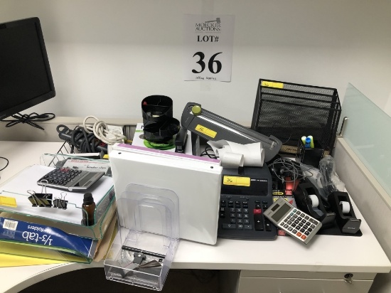 LOT ASSORTED OFFICE SUPPLIES