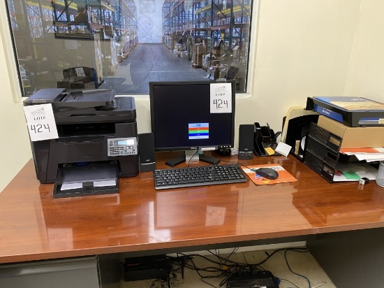 LOT CONSISTING OF AOC 24" MONITOR, KB, MOUSE,