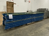 TEAR DROP PALLET RACK UPRIGHTS, 16' X 42