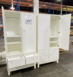 MATCHING ARMOIRES WITH SOFT CLOSE DRAWERS