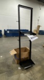 OPEN SERVER RACK, 8' WITH PATCH PANEL