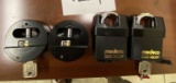 MEDECO LOCKS, 2 TYPES, COME WITH (2) KEYS